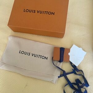 Louis Vuitton Orange Box with Cream Dust Bag